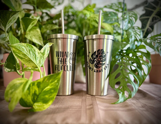 Stainless Steel Plant Theme Tumbler